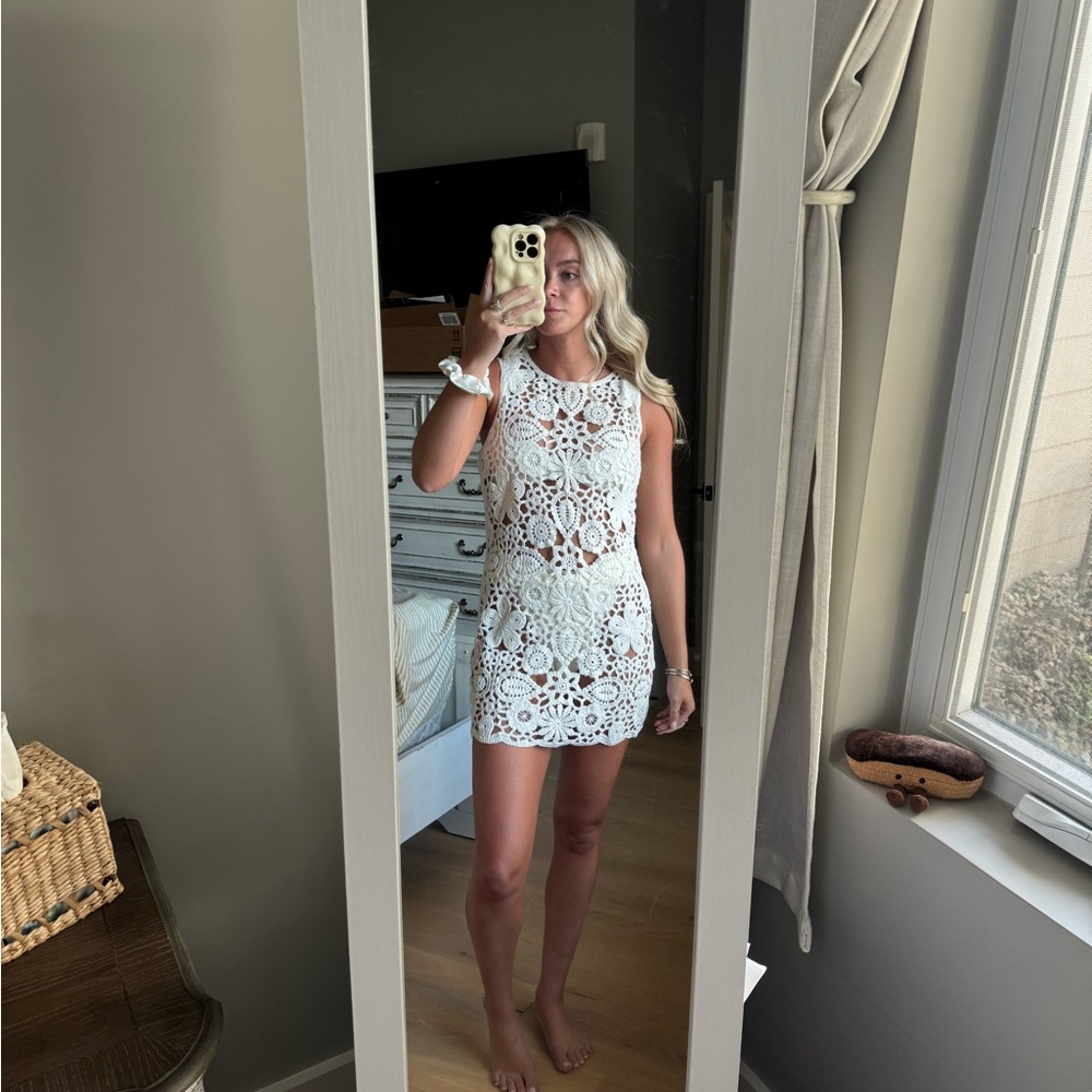 REVOLVE Tala Mini Dress in White